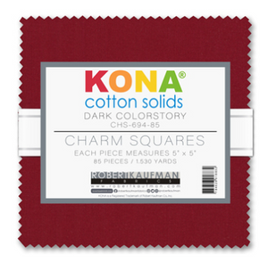 Kona Dark Colorstory Charm Pack 85 pieces