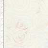 106" Wide - XTonga Large Loose Dotted Cream Batik