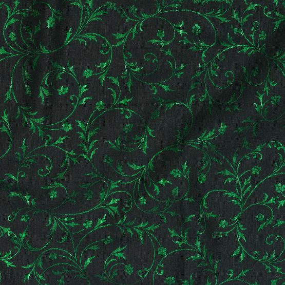 Season of Sparkle - Vines Emerald Metallic