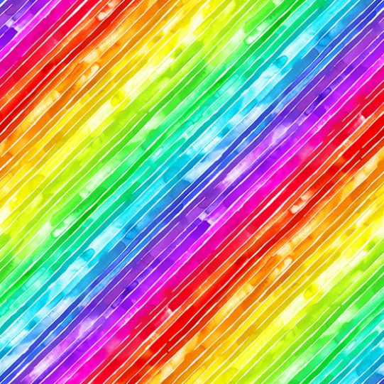 Painted Prism - Stripes Rainbow by Hoffman