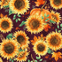 Autumn Is In The Air - Sunflowers Mulberry/Gold