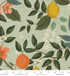 Bramble - Citrus Grove - Mint Unbleached Canvas