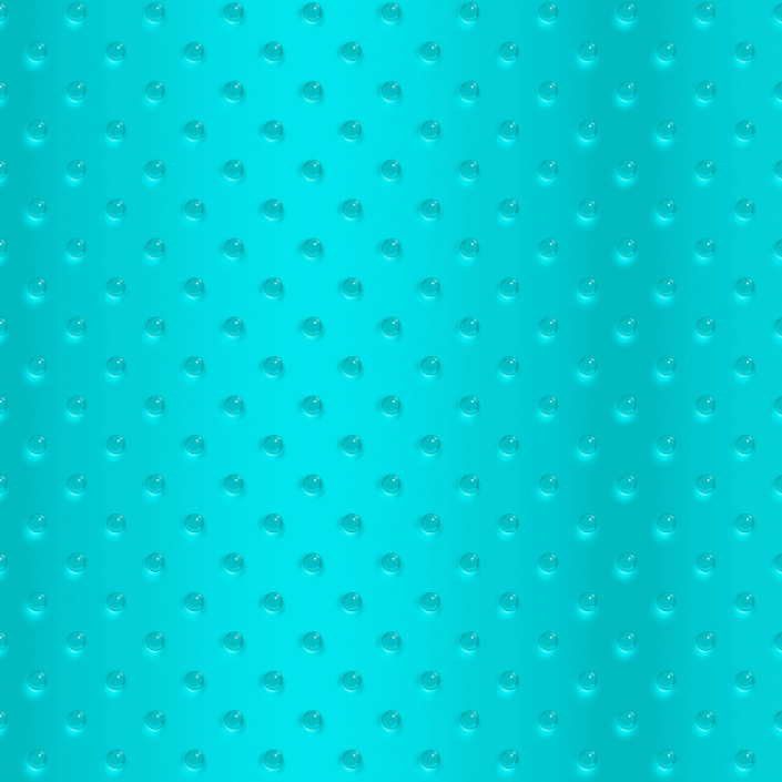 Good as Gold - Hobnail Glass - Turquoise Fabric