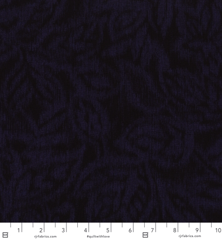 Miyako - Blurry Leaf Texture Purple Fabric