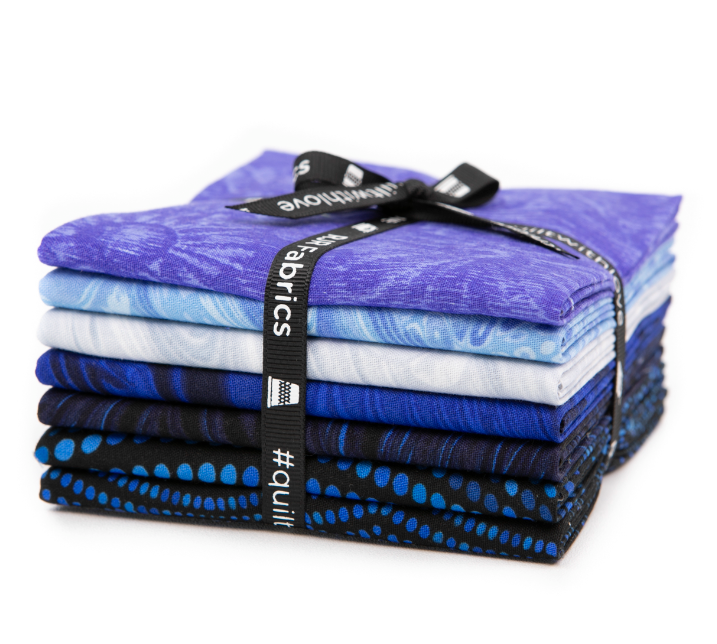 Andalucia - Royal Blue Fat Quarter Bundle