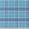 Mammoth Organic Flannel - Plaid Bluejay by Kaufman