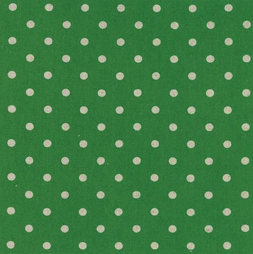 Moda Fabrics - Linen Mochi Dot - Grass Linen