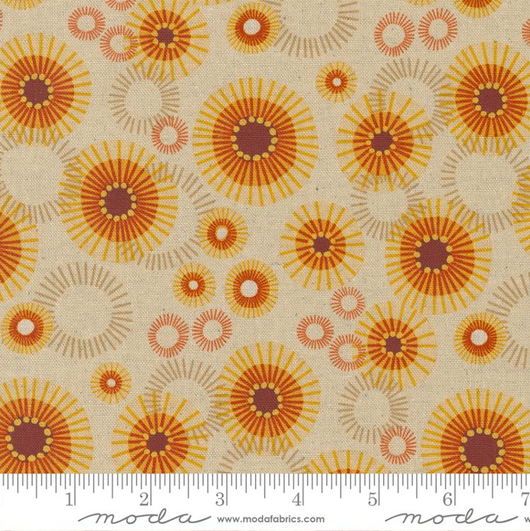 Forest Frolic - Mochi Linen Cream by Moda Fabrics