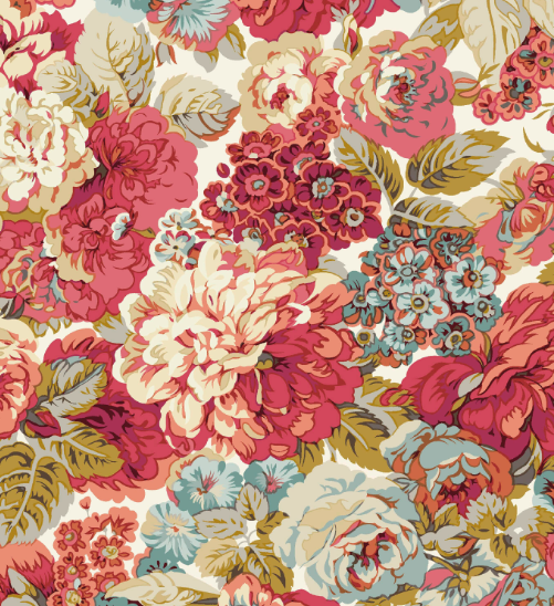 Sanderson Vintage Collection - Rose & Peony Dusky