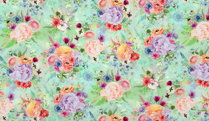 Misty Garden - Bouquets Fresh Dew Fabric