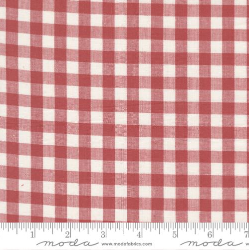 Isabella Wovens - Red Plaid Fabric by Moda