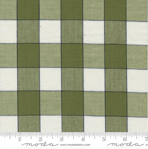 Vista Wovens - Celadon Buffalo Check by Moda