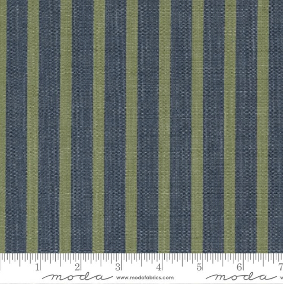 Vista Wovens - Celadon Stripe Fabric by Moda