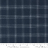 Vista Wovens - Indigo Check Fabric by Moda