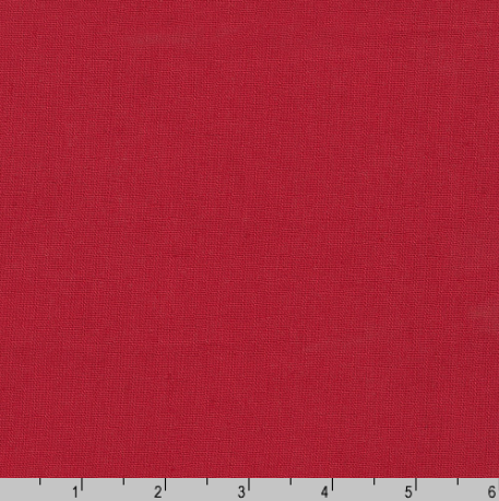 Essex Crimson Linen Blend Fabric - Kaufman