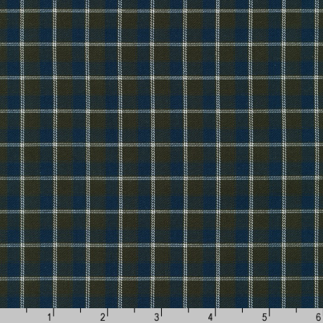 Kaufman - Lisbon Brushed - Cavery Plaid Brown