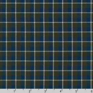 Kaufman - Lisbon Brushed - Cavery Plaid Brown