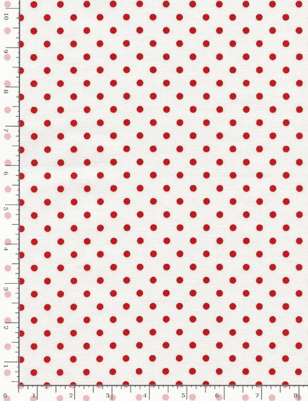 Dotty - Dot Cherry Fabric by Timeless Treasures