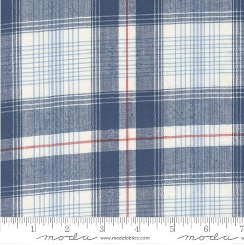 Isabella Wovens - Medium Blue Plaid