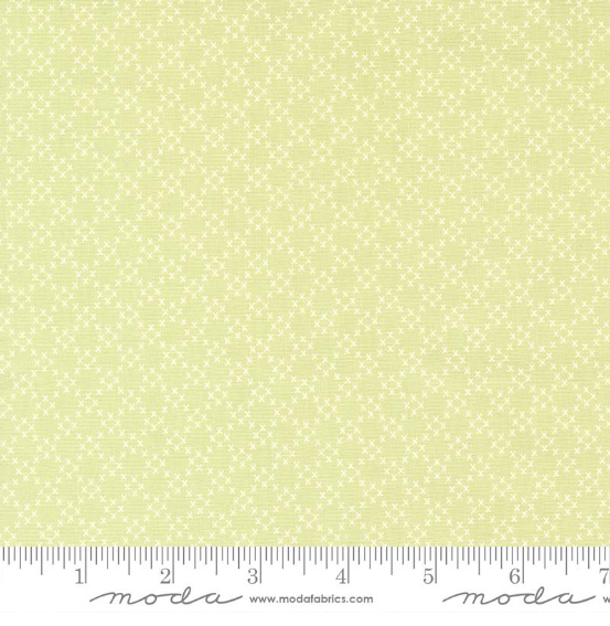 Ellie - Green Geometric Fabric by Moda