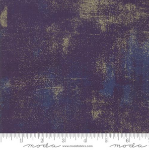 Moda - Grunge Metallic - Grunge Eggplant Fabric