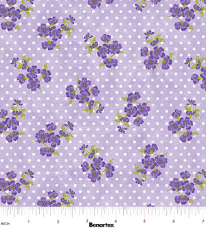 Inspired Blooms - Dot And Blooms Medium Purple