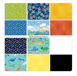 Glow-O-Saurus Dino Watchers Quilt Kit