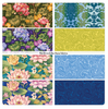 Floral Delight Blue Quilt Kit by Benartex