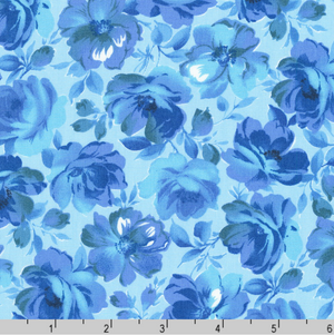 Sevenberry Garden Blues - Florals Sky Fabric