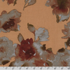 Rayon Crinkle - Florals Apricot - Robert Kaufman