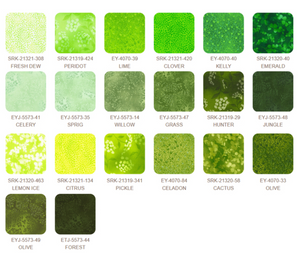 Fusions Evergreen Colorstory Charm Pack