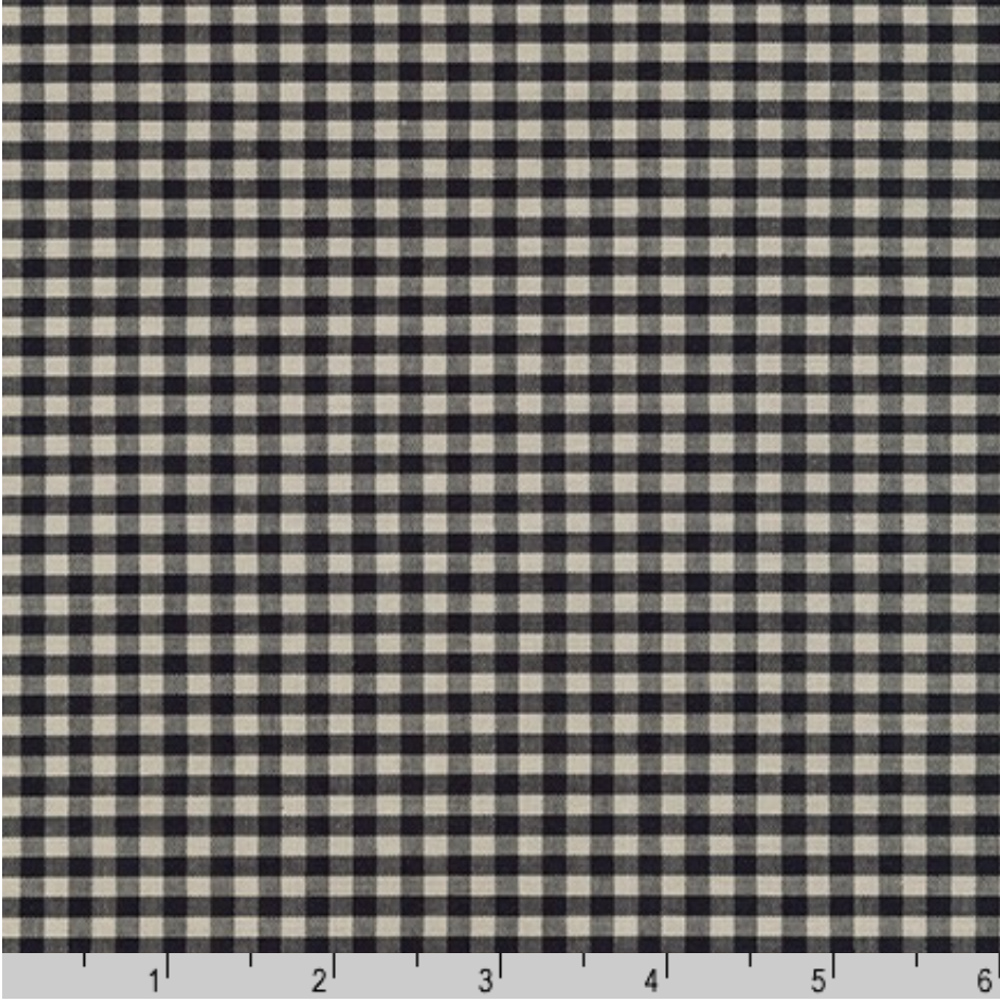 Crawford Gingham - 1/8 Inch Gingham Black