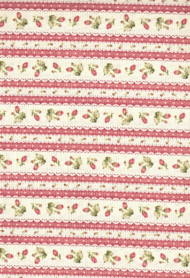 Welcome Home Collection One - Floral Stripe Red