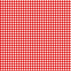 Orchard Valley - Gingham Check Red Yardage