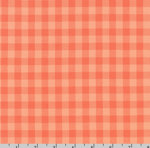 Kitchen Window Wovens - Yarn Dyed 1/2 inch Gingham Nectarine Yardage