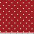 Sevenberry Canvas Natural Dots -  Dots on Red Yardage