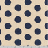 Sevenberry Canvas Natural Dots - Large Dots Navy Yardage