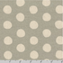 Sevenberry Canvas Natural Dots - Large Dots Grey Yardage