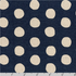 Sevenberry Canvas Natural Dots - Large Dots Midnight Yardage