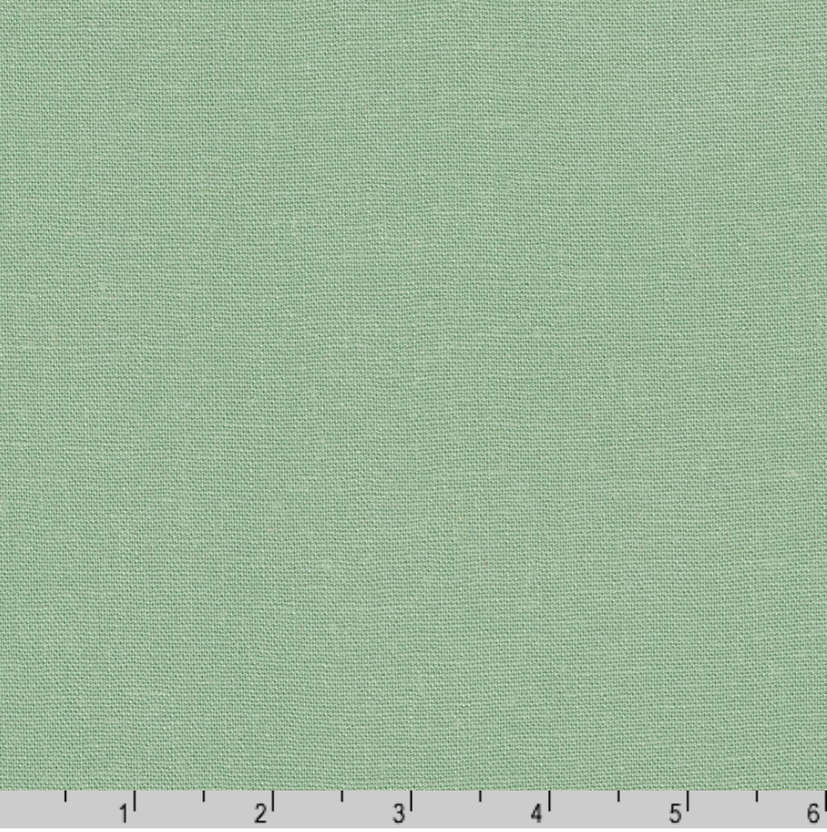 Brussels Washer Eucalyptus Yardage - LINEN + RAYON Blend