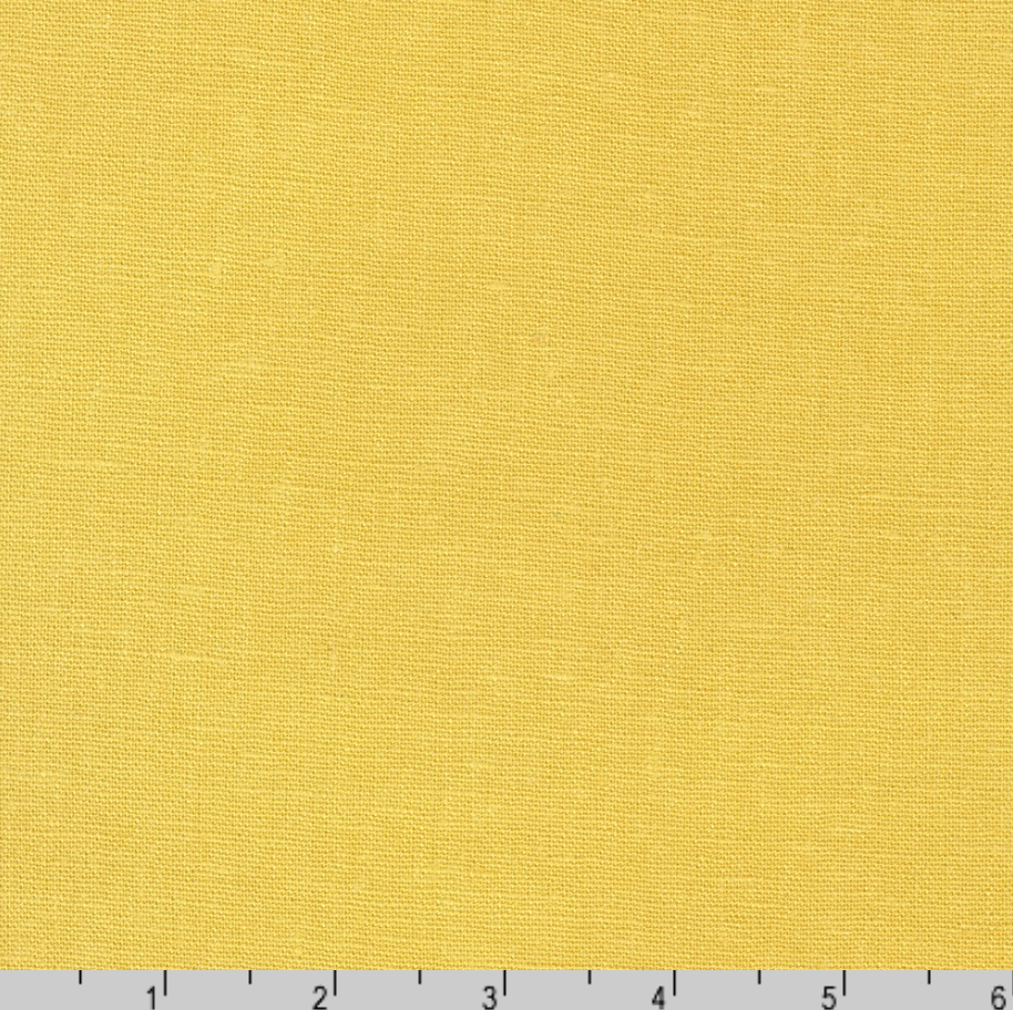 Brussels Washer Mustard Yardage - LINEN + RAYON Blend