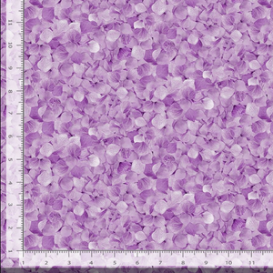 Packed Petals Lavender Yardage