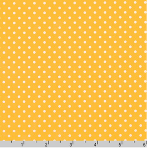 Sevenberry Petite Basics - Dots Yellow Yardage