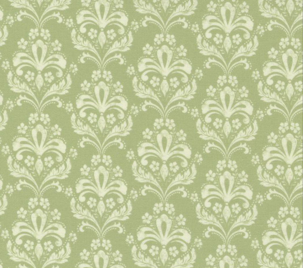 Garden Society - Jardin Damask Pistachio Yardage