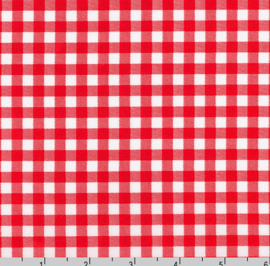 Sevenberry Petite Basics - Plaid Red Fabric