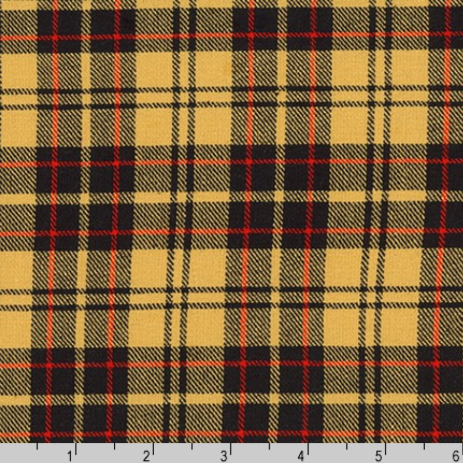 Kaufman - Sevenberry Classic Plaid Twill Yellow