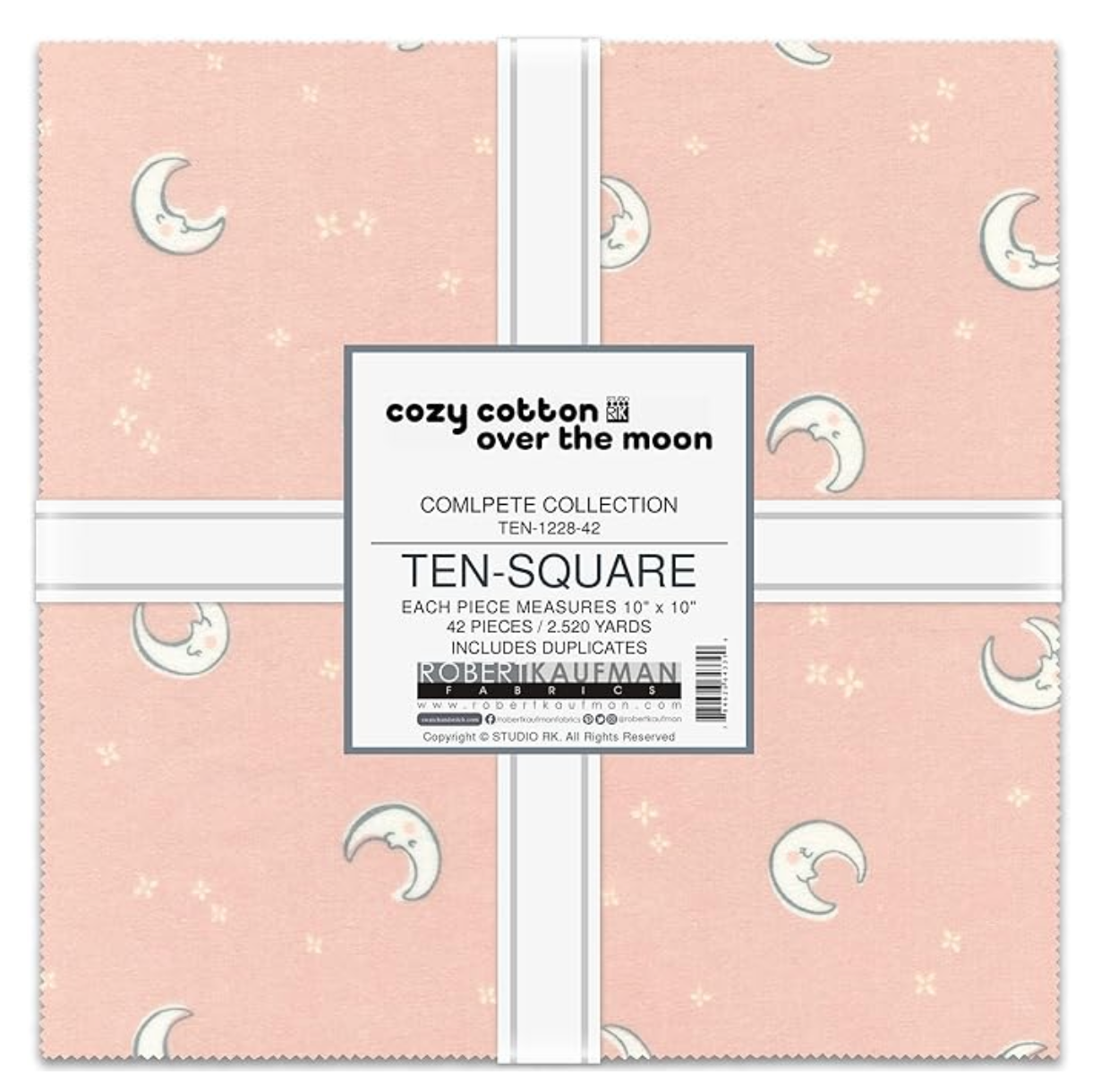 Cozy Cotton Flannel - Over The Moon Ten Squares