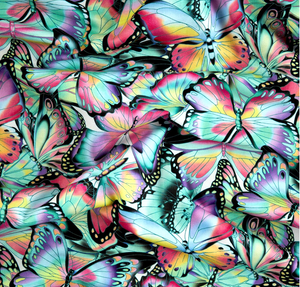 Nature Studies - Packed Pastel Butterflies Yardage