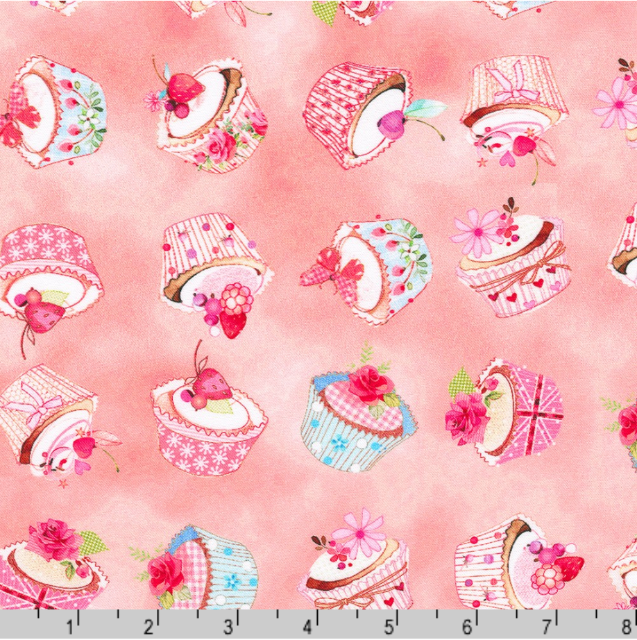 Blossom Bake Shop - Cupcakes Pink Lemonade Yardage