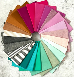 Lo and Behold Stitchery Palette Picks - Heirloom Palette Fat Quarter Bundle - 24 Fat Quarters